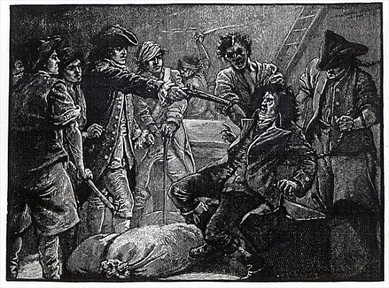 The Capture of Wolfe Tone in 1798 von English School
