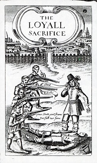 ''The Loyall Sacrifice'', pamphlet circulated in 1648 von English School