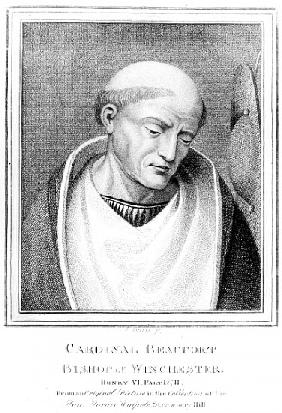 Cardinal Henry Beaufort, Bishop of Winchester; engraved by J. Parker