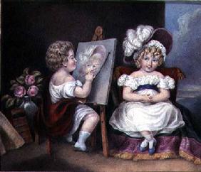 The Child Portraitist c.1825  on