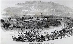 Christchurch, Canterbury Colony, New Zealand, from ''The Illustrated London News'', 9th April 1853