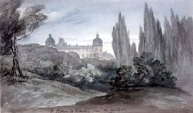 The Gardens of the Chateau of Valencay c.1770  &