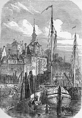 Port of Rotterdam, Holland, from ''The Illustrated London News''