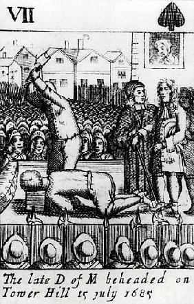 The Beheading of the Duke of Monmouth (1649-85) at Tower Hill, 15th July 1685