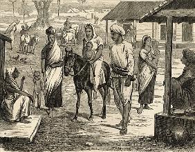 The Indian Famine: A Bengalee Village, from ''The Illustrated London News'', 16th May 1874