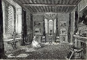 The Scarlet Drawing-room, Lansdown Tower, from ''The Illustrated London News'', 29th November 1845