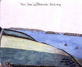 View from la Moinerie, Serk 1849  on