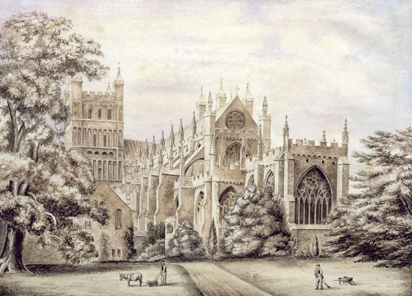 Exeter Cathedral, East End  on von English School