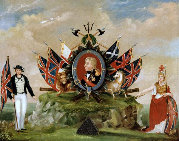 A Tribute to Nelson (1758-1805) von English School