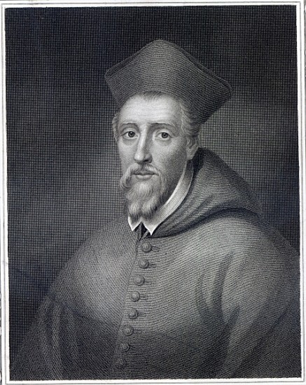 William Allen (1532-94); engraved by J.Cochran von English School