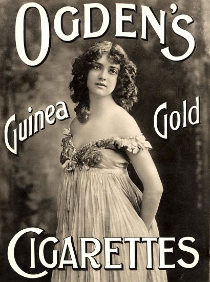 Advertisement for Ogden's Guinea Gold Cigarettes von English School, (19th century)