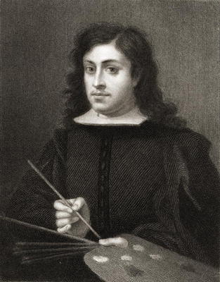 Bartolome Esteban Murillo (c.1618-82) from 'The Gallery of Portraits', published in 1833 (engraving) von English School, (19th century)