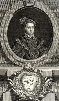 Edward VI (1537-53) King of England and Ireland, from 'The Gallery of Portraits', published 1833 (en von English School, (19th century)