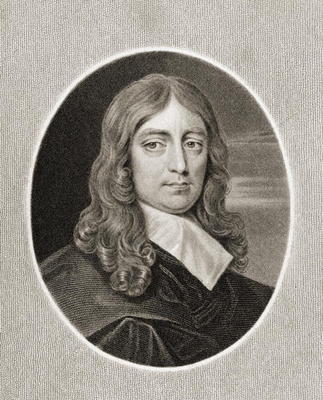 John Milton (1608-74) from 'Gallery of Portraits', published in 1833 (engraving) von English School, (19th century)