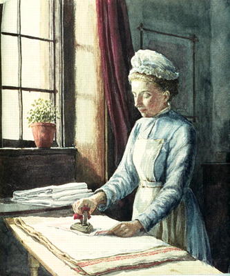 Laundry Maid, c.1880 von English School, (19th century)