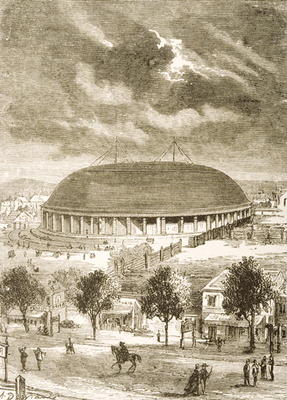 The Mormon Tabernacle, c.1870, from 'American Pictures', published by The Religious Tract Society, 1 von English School, (19th century)