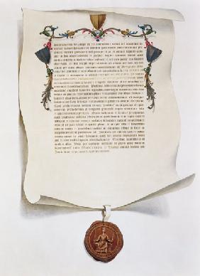 Facsimile edition of the Magna Carta, first published in 1225, 1816 (vellum) 19th