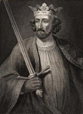 Edward I (1239-1307) King of England (engraving)