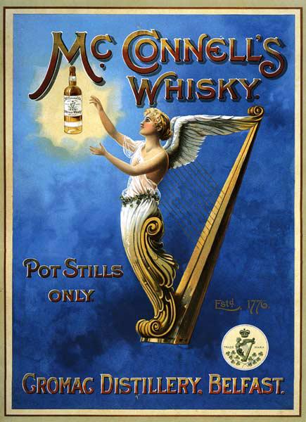 Poster advertising McConnell's Whisky 1898