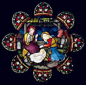 The Nativity (stained glass) 1900