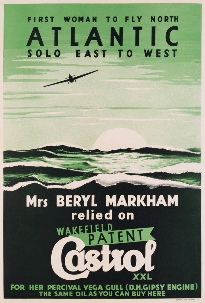 Poster advertising 'Castrol' oil von English School, (20th century)