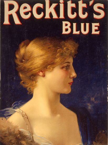 Advertisement for 'Reckitts Blue' carbolic soap von English School, (20th century)