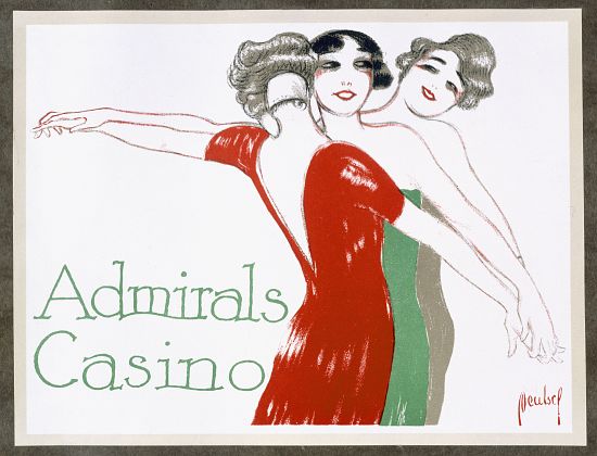 Poster for Admirals Casino von English School, (20th century)