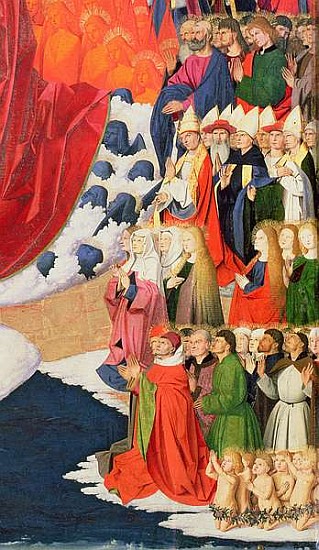 The Coronation of the Virgin, completed 1454 (detail of 57626) von Enguerrand Quarton