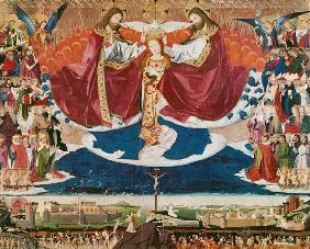 The Coronation of the Virgin completed