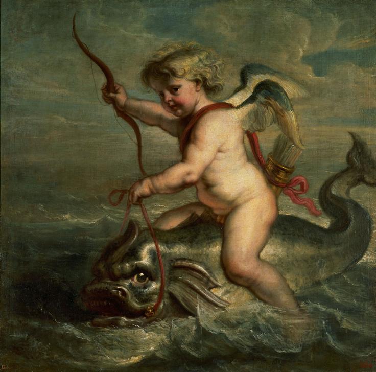 Cupid on a Dolphin von Erasmus Quellinus