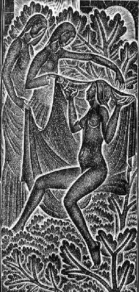 ''I am Black but Comely'' (Nigra Sum Sed Formosa) illustration from ''The Song of Songs'' (Canticum 