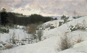 Winter im Riesengebirge 1889