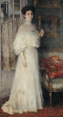Portrait of Madame Masson (oil on canvas) von Ernest-Joseph Laurent