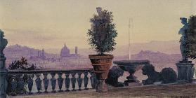A View of Florence from the Surrounding Hills 1904