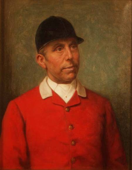 Huntsman, believed to have been a Master of the Pytchley Hunt von Ernest Gustave Girardot