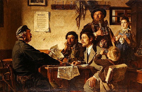 Tavern Scene von Ernest Henseler