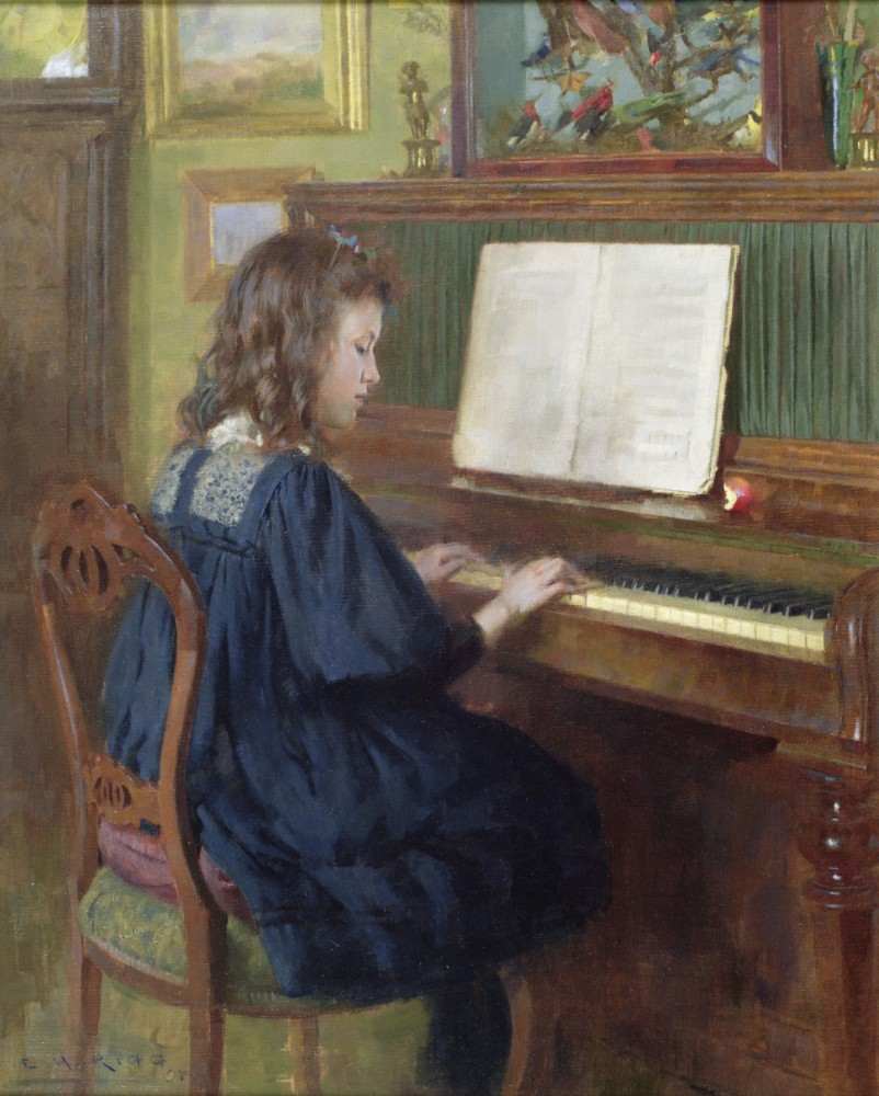 Klavier spielen von Ernest Higgins Rigg
