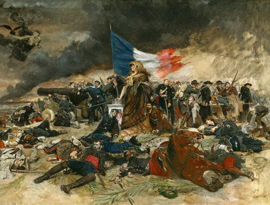 Allegory of the Siege of Paris von Ernest Meissonier