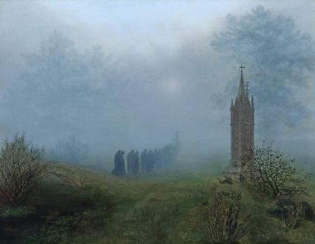 Prozession im Nebel 1828