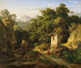 Italienische Landschaft bei Subiaco. 1830