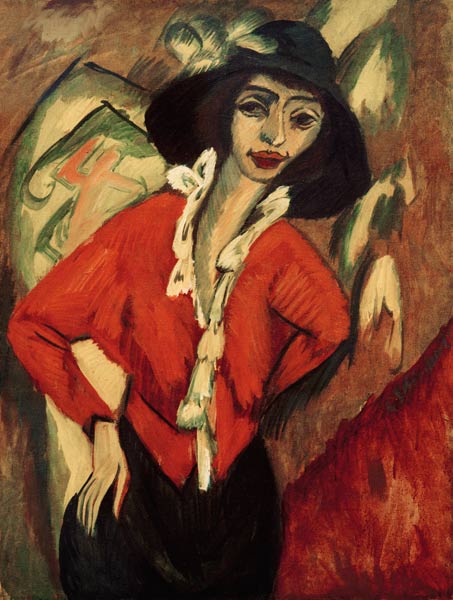 Frauenkopf von Ernst Ludwig Kirchner