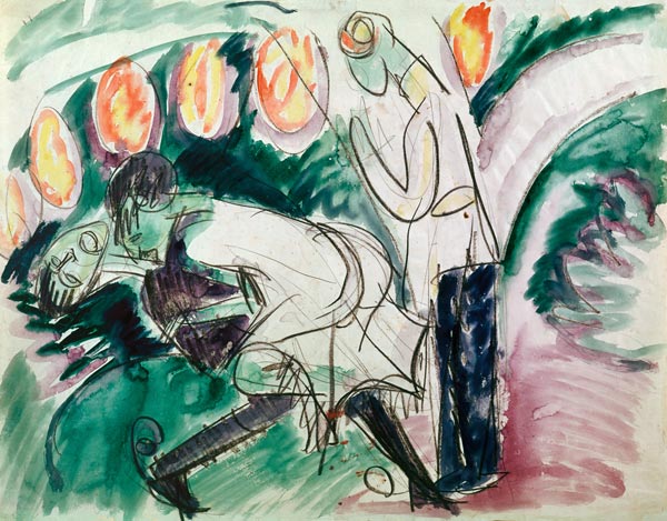 Pantomime III von Ernst Ludwig Kirchner