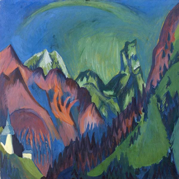 Tinzenhorn, Zügenschlucht bei Monstein von Ernst Ludwig Kirchner