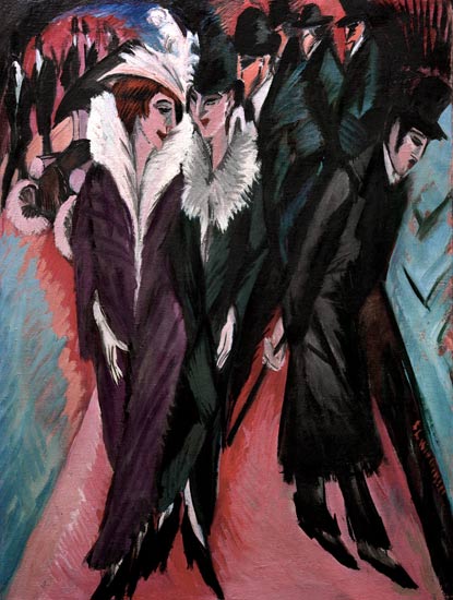 Die Strasse von Ernst Ludwig Kirchner