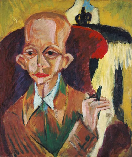 Bildnis Oskar Schlemmer von Ernst Ludwig Kirchner