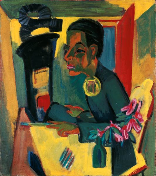 Der Maler Selbstportrait von Ernst Ludwig Kirchner