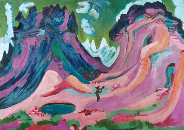 Amselfluh. von Ernst Ludwig Kirchner