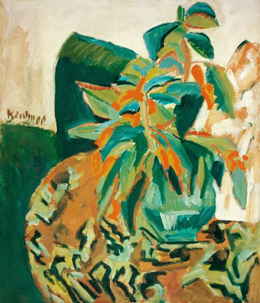 Blühende Pflanze von Ernst Ludwig Kirchner