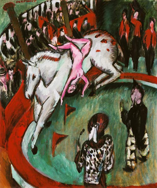 Die Zirkusreiterin von Ernst Ludwig Kirchner