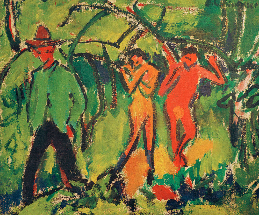 Im Wald von Ernst Ludwig Kirchner